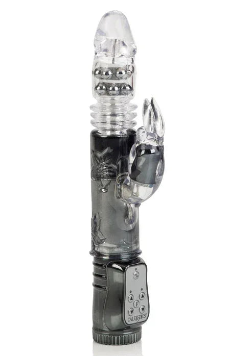 Bestel: Thrusting Orgasm Jack Rabbit by CalExotics - bij Happytoys.nl, happytoys.be, Happytoys.ae: erotische sex webshop | liever Happy dan Easy ⭐⭐⭐⭐⭐ - Default Title - 12463 - BLACK