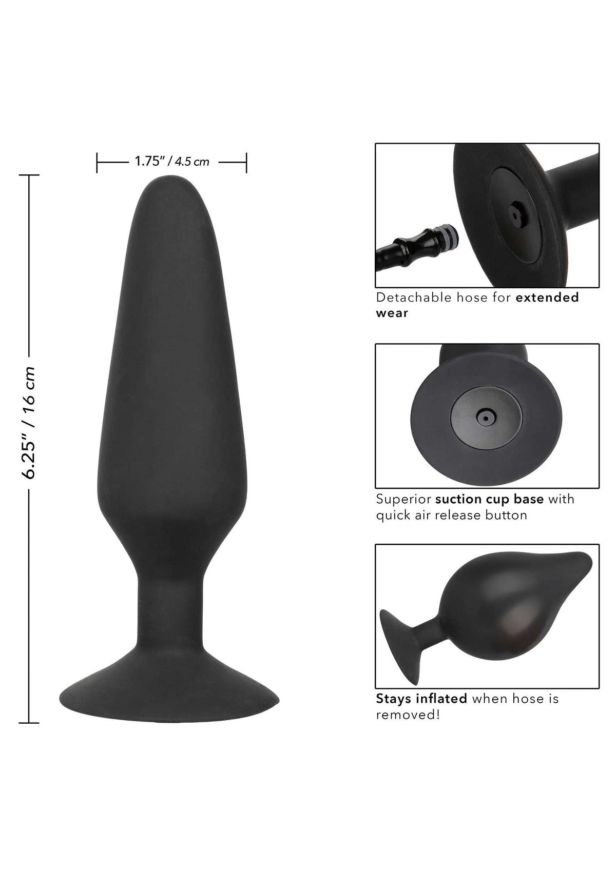 Bestel: COLT XXXL Pumper Plug with Detachable Hose by CalExotics - bij Happytoys.nl, happytoys.be, Happytoys.ae: erotische sex webshop | liever Happy dan Easy ⭐⭐⭐⭐⭐