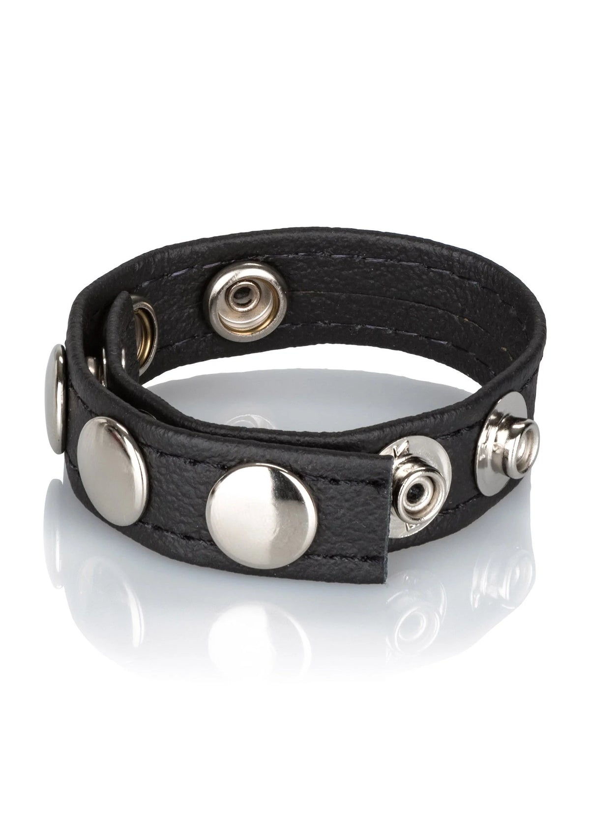 Bestel: Leather Multi - Snap Ring by CalExotics - bij Happytoys.nl, happytoys.be, Happytoys.ae: erotische sex webshop | liever Happy dan Easy βββββ