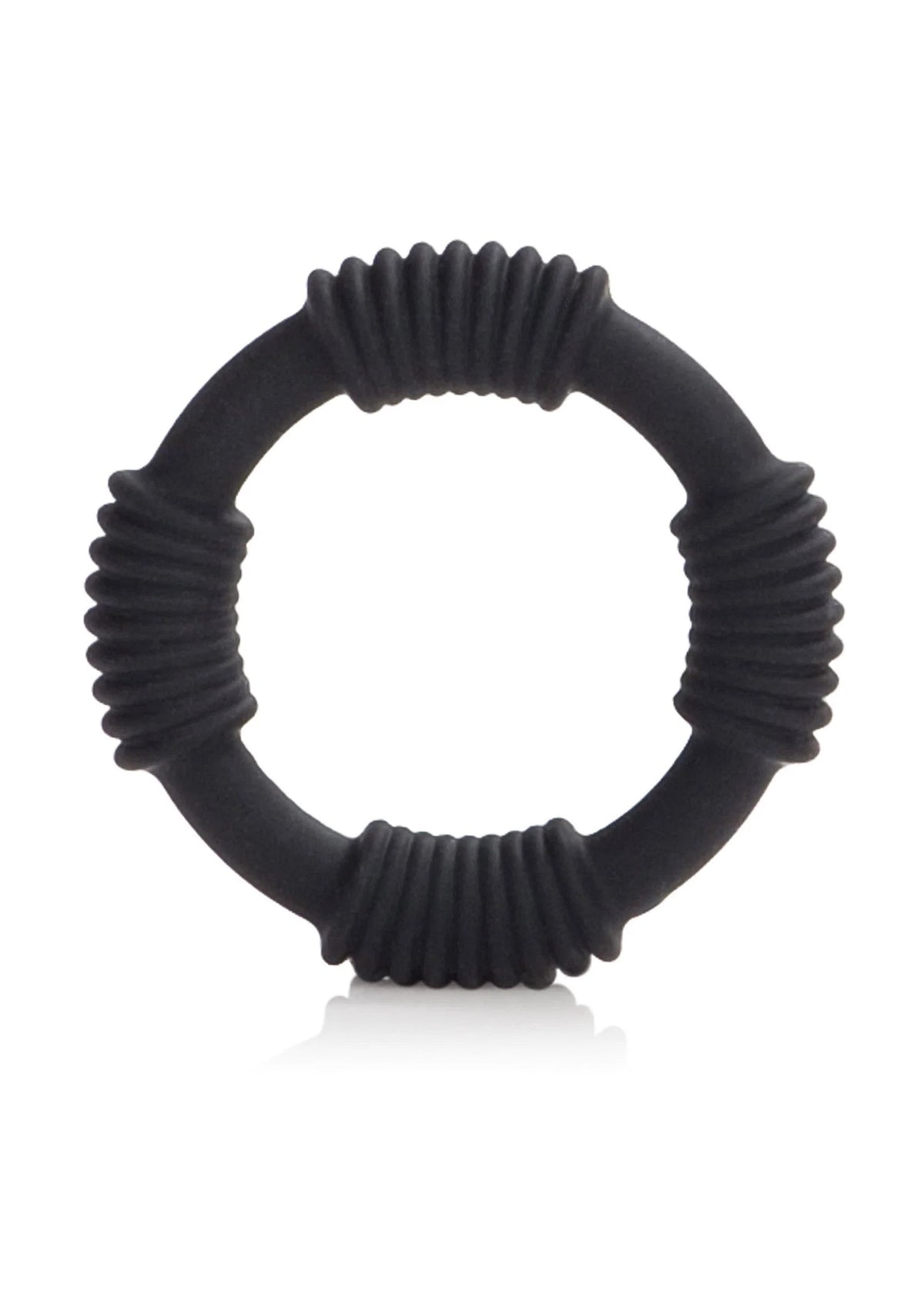 Bestel: Hercules Silicone Ring Cockring by CalExotics - bij Happytoys.nl, happytoys.be, Happytoys.ae: erotische sex webshop | liever Happy dan Easy ⭐⭐⭐⭐⭐ - Default Title - 12694 - BLACK
