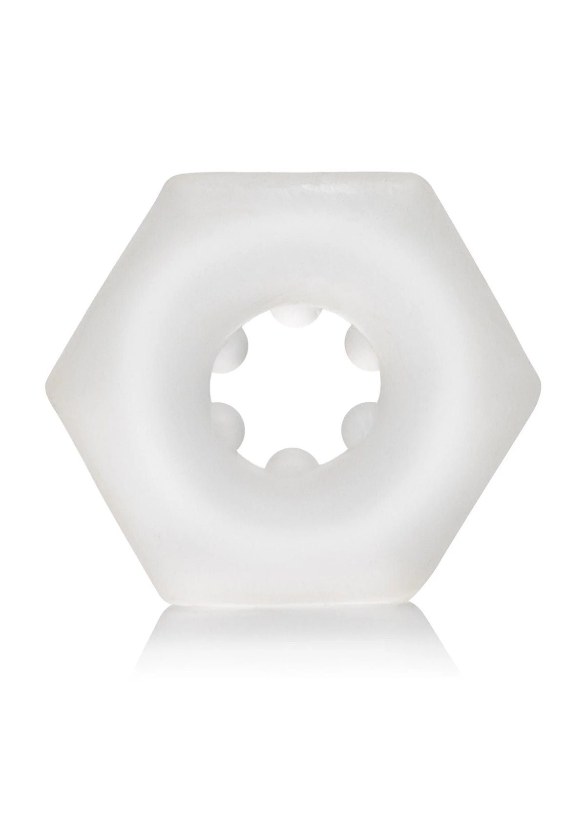 Bestel: CalExotics Sexagon Enhancer by CalExotics Rings - cockrings bij Happytoys.nl, happytoys.be, Happytoys.ae: erotische sex webshop | liever Happy dan Easy ⭐⭐⭐⭐⭐ - Default Title - 12696 - CLEAR