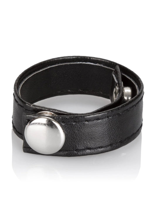 Bestel: Leather 3 - Snap CockRing by CalExotics Rings - cockrings bij Happytoys.nl, happytoys.be, Happytoys.ae: erotische sex webshop | liever Happy dan Easy βββββ