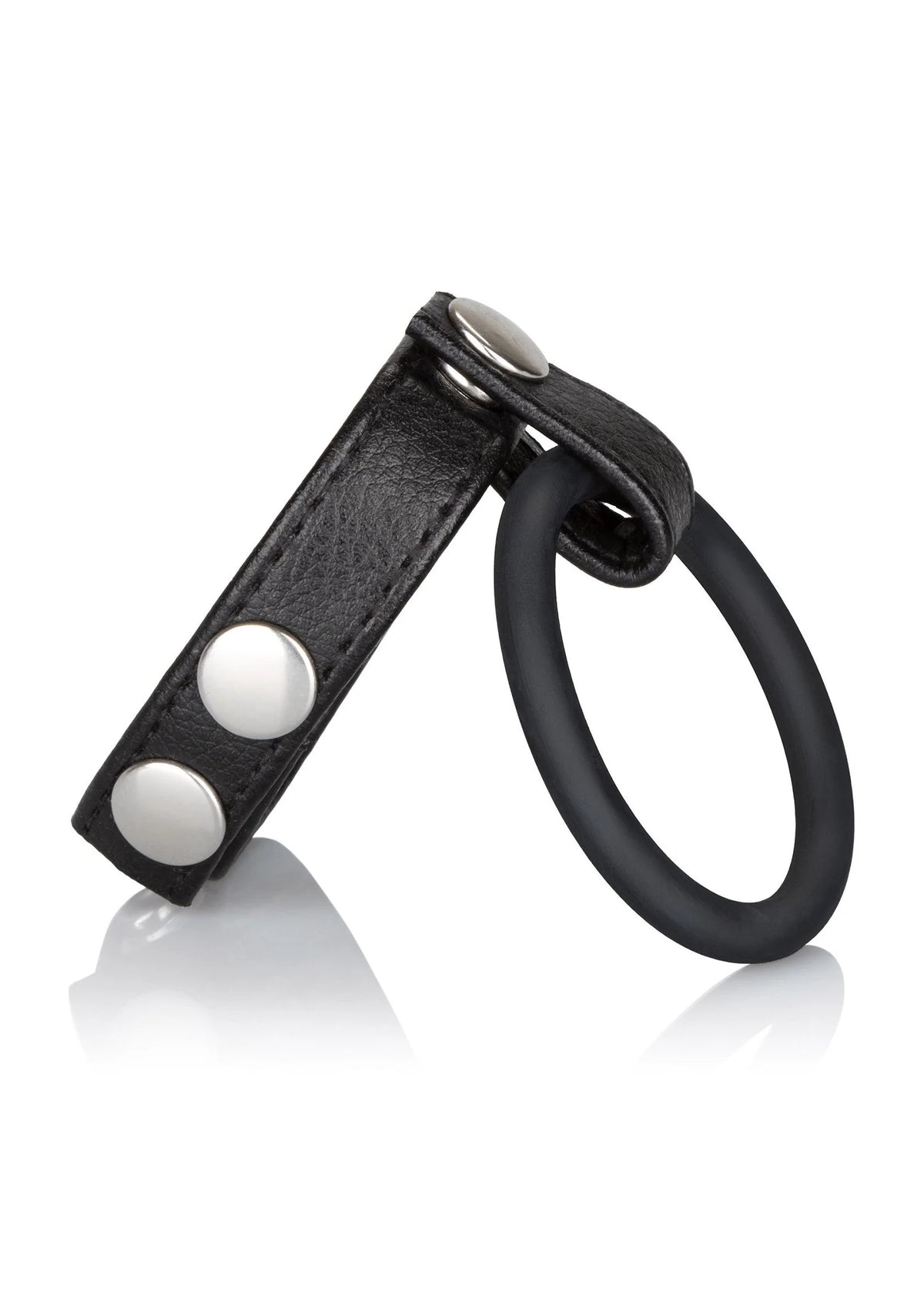Bestel: Medium Leather Ball Spreader by CalExotics Rings - cockrings bij Happytoys.nl, happytoys.be, Happytoys.ae: erotische sex webshop | liever Happy dan Easy ⭐⭐⭐⭐⭐