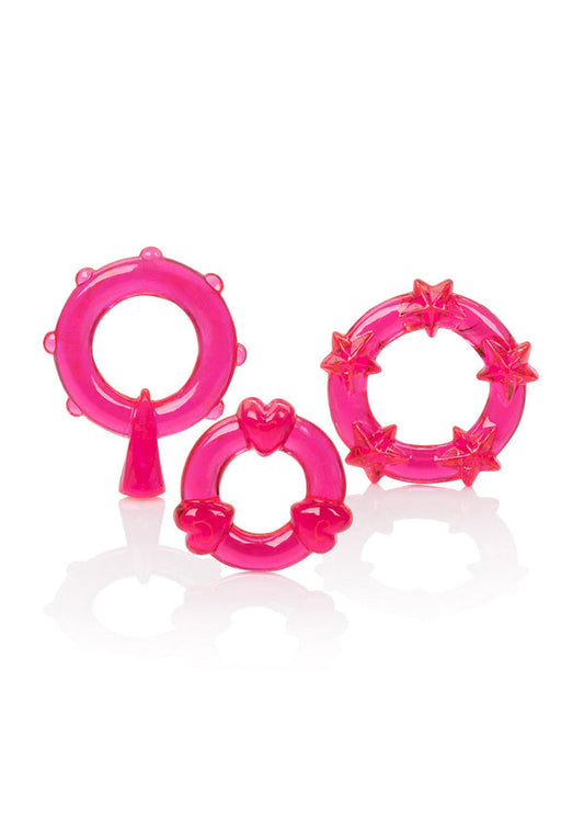 Bestel: Magic C - Rings by CalExotics RIngs - bij Happytoys: de erotische sex webshop | liever Happy dan Easy ⭐⭐⭐⭐⭐ - Rood - 12730 - RED