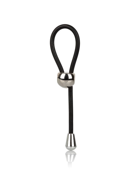 Bestel: E - Z Cinch Silicone Lasso Cockring by CalExotics - bij Happytoys.nl, happytoys.be, Happytoys.ae: erotische sex webshop | liever Happy dan Easy ⭐⭐⭐⭐⭐ - Default Title - 12764 - BLACK