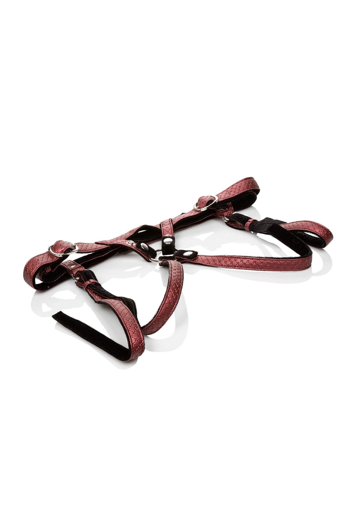 Bestel: The Regal Duchess Strap on Harness by CalExotics Her Royal Harness - bij Happytoys.nl, happytoys.be, Happytoys.ae: erotische sex webshop | liever Happy dan Easy ⭐⭐⭐⭐⭐