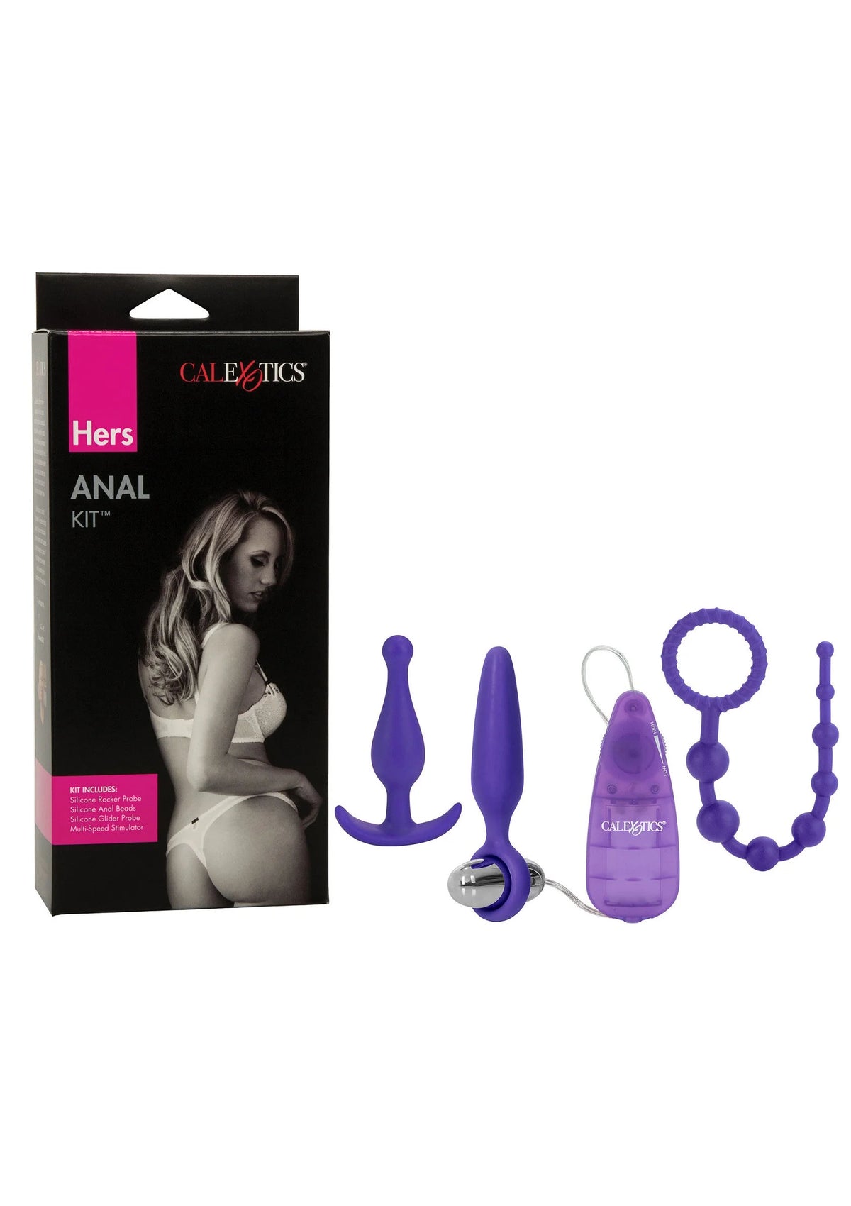 Bestel: Hers Anal Kit by CalExotics - bij Happytoys.nl, happytoys.be, Happytoys.ae: erotische sex webshop | liever Happy dan Easy ⭐⭐⭐⭐⭐