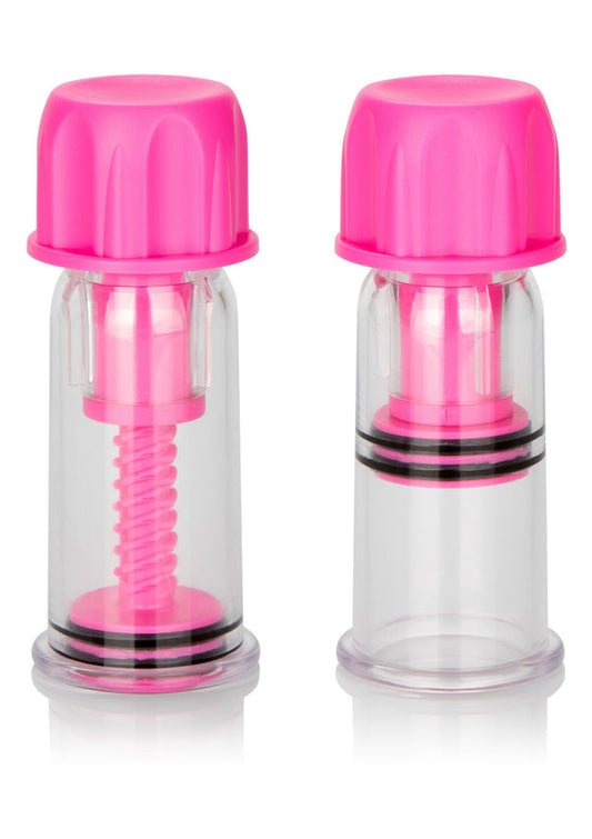 Bestel: Vacuum Twist Suckers by CalExotics Nipple Play - bij Happytoys: de erotische sex webshop | liever Happy dan Easy ⭐⭐⭐⭐⭐