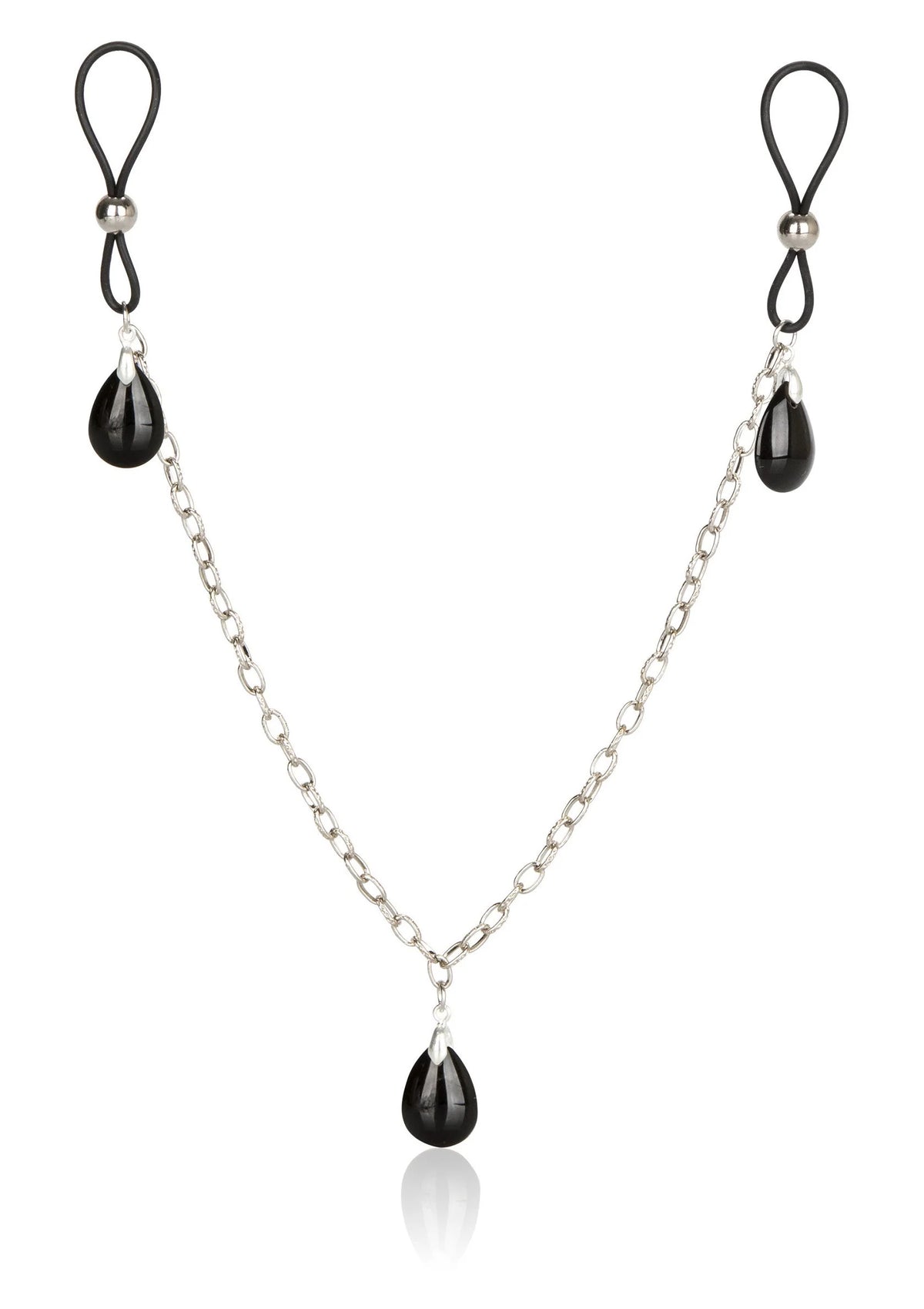 Bestel: Nonpierce Nipple Chain Jewelry by CalExotics - bij Happytoys.nl, happytoys.be, Happytoys.ae: erotische sex webshop | liever Happy dan Easy ⭐⭐⭐⭐⭐ - Default Title - 12951 - BLACK