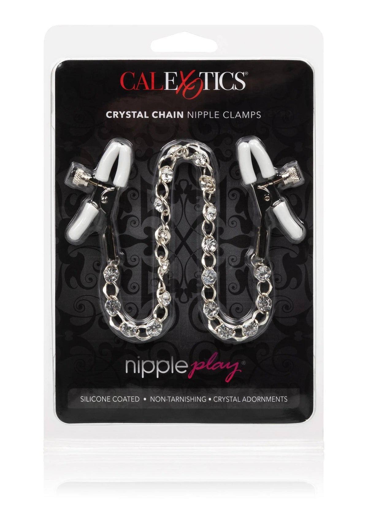 Bestel: Nipple Play Crystal Chain tepel klemmen by CalExotics - bij Happytoys.nl, happytoys.be, Happytoys.ae: erotische sex webshop | liever Happy dan Easy ⭐⭐⭐⭐⭐