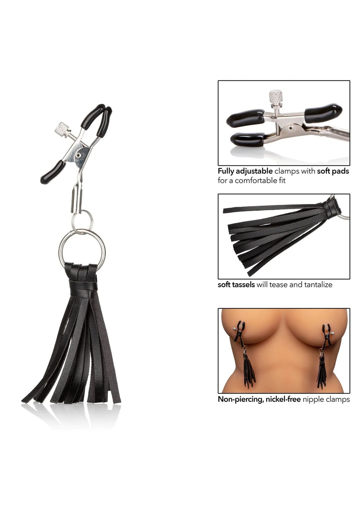 Bestel: Playful Tassels Nipple Clamps - bij Happytoys.nl, happytoys.be, Happytoys.ae: erotische sex webshop | liever Happy dan Easy βββββ