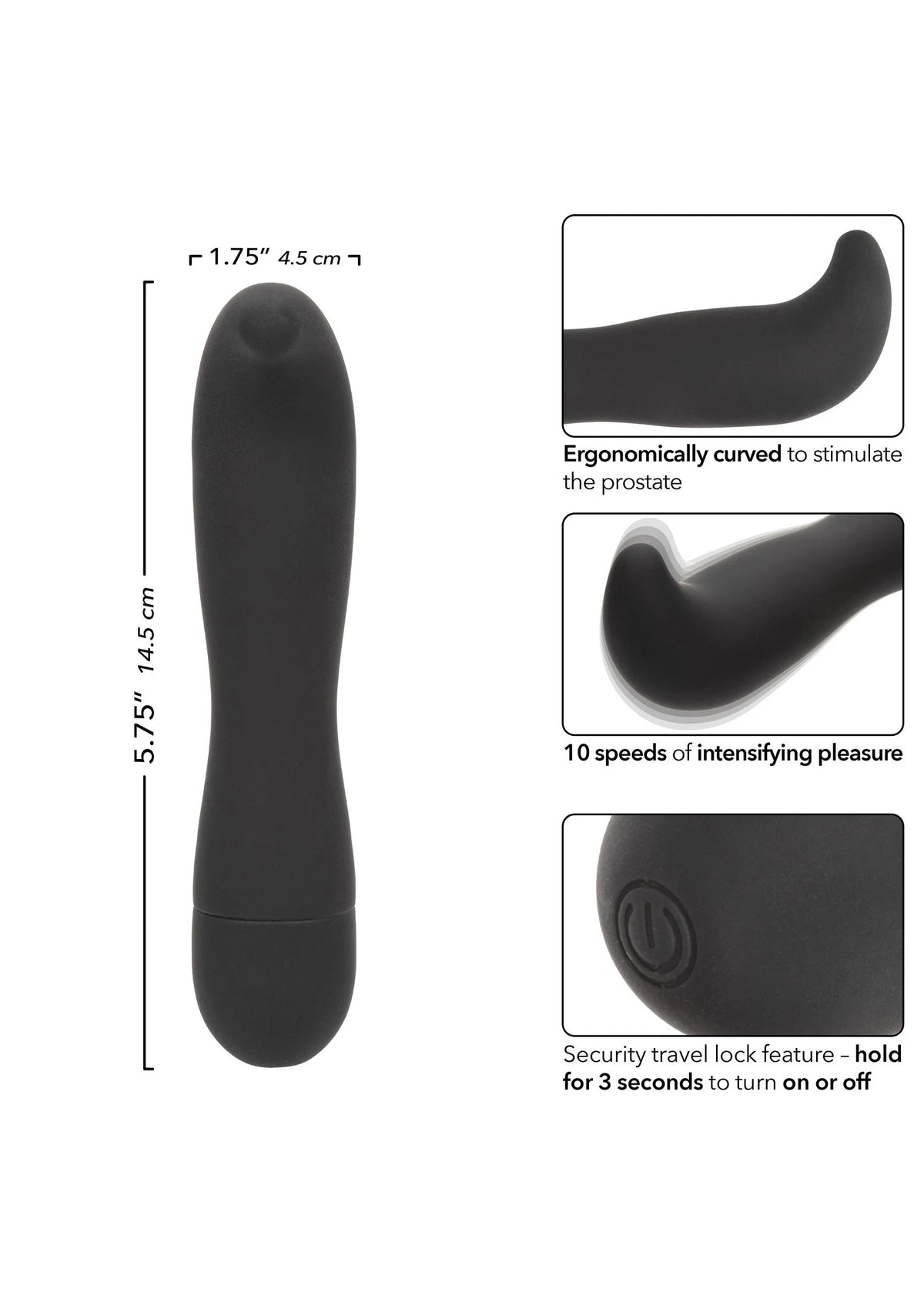 Bestel: Rechargeable Prostate Probe - bij Happytoys.nl, happytoys.be, Happytoys.ae: erotische sex webshop | liever Happy dan Easy ⭐⭐⭐⭐⭐