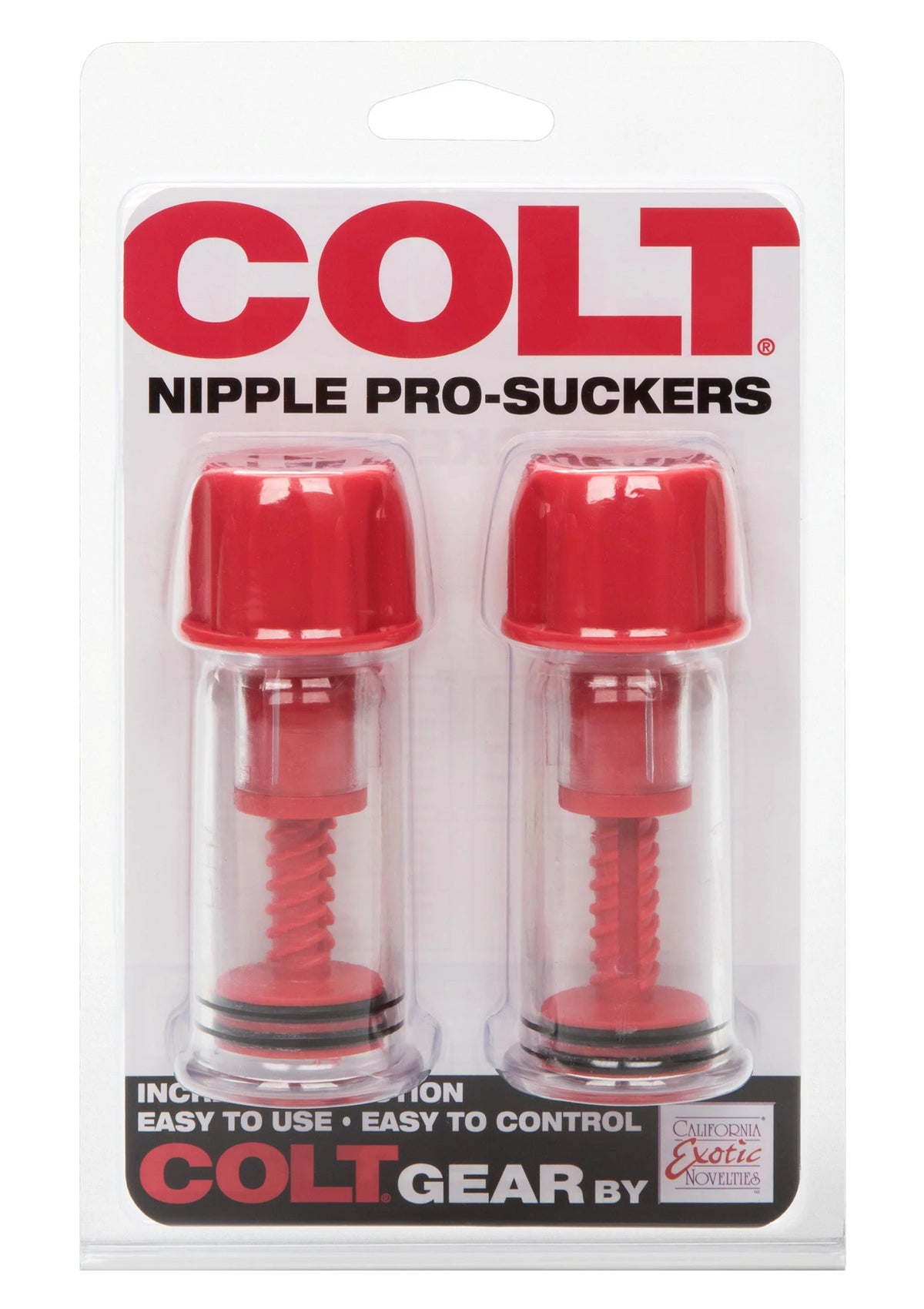Bestel: COLT Nipple Pro - Suckers by CalExotics Colt - bij Happytoys: de erotische sex webshop | liever Happy dan Easy ⭐⭐⭐⭐⭐