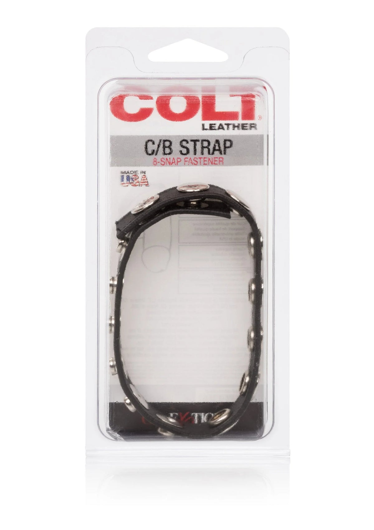 Bestel: COLT Leather C/B Strap 8 - Snap Fastener by CalExotics - bij Happytoys: de erotische sex webshop | liever Happy dan Easy ⭐⭐⭐⭐⭐