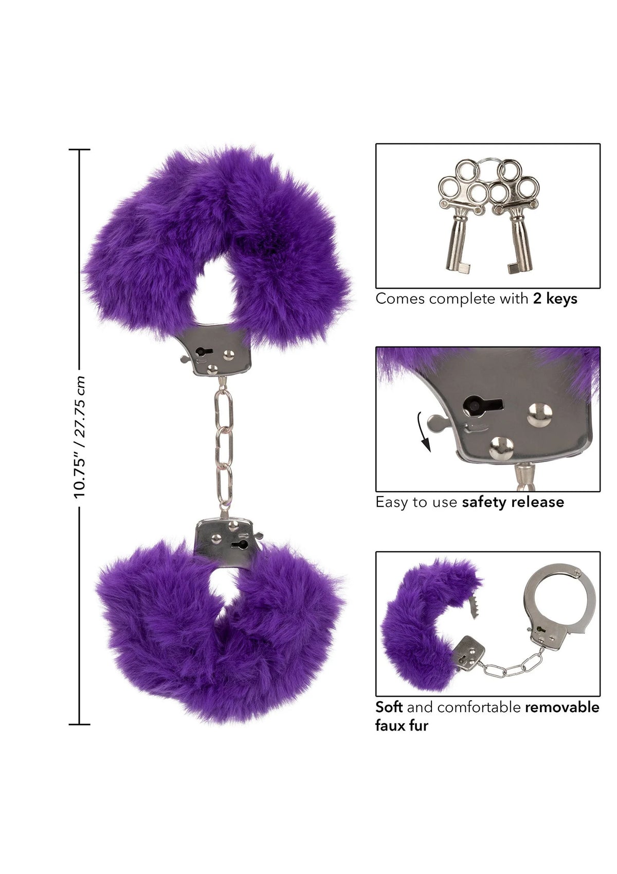 Bestel: Ultra Fluffy Furry Cuffs - bij Happytoys.nl, happytoys.be, Happytoys.ae: erotische sex webshop | liever Happy dan Easy ⭐⭐⭐⭐⭐