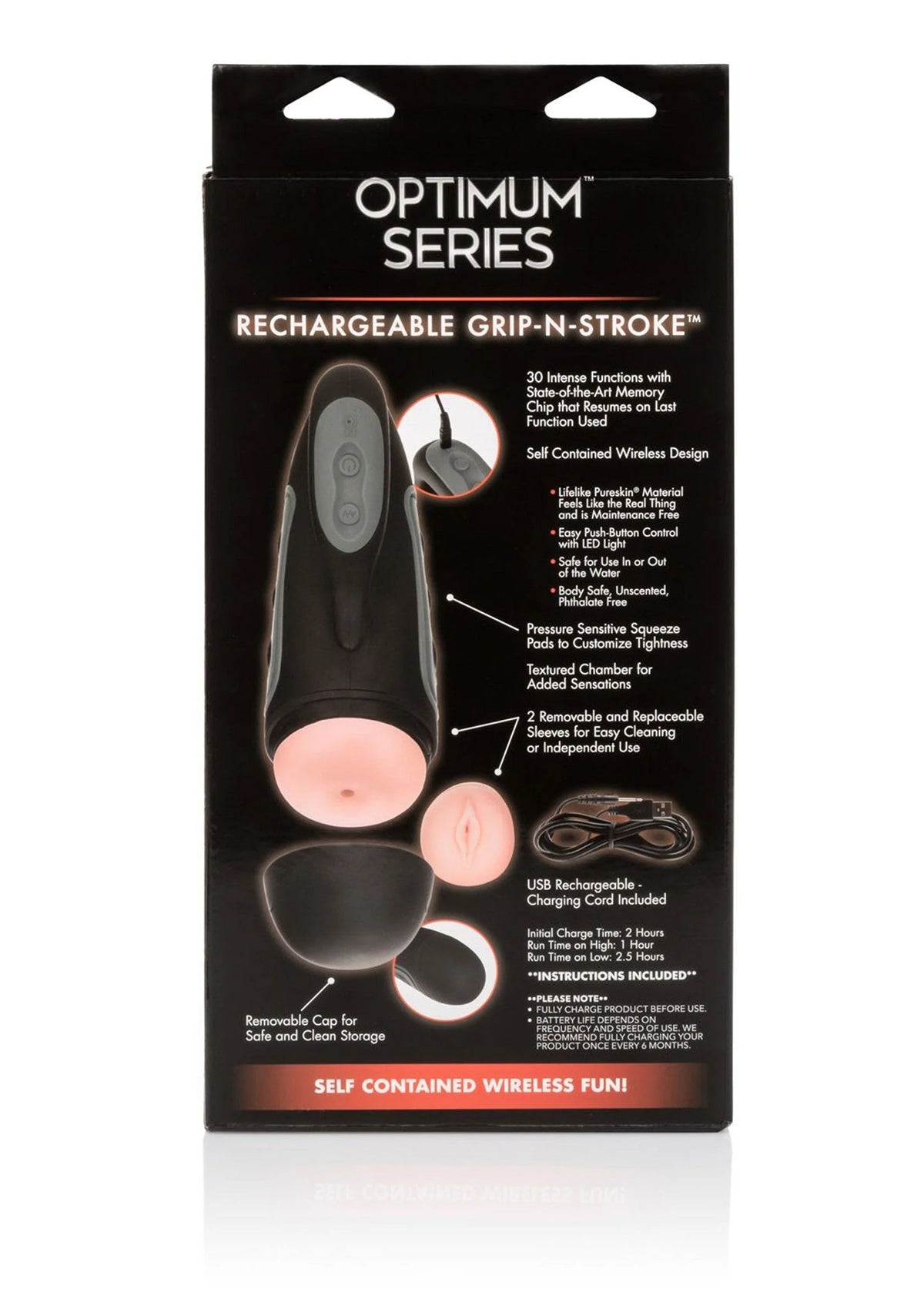 Bestel: Rechargeable Grip - N - Stroke by CalExotics Optimum Series - bij Happytoys: de erotische sex webshop | liever Happy dan Easy ⭐⭐⭐⭐⭐