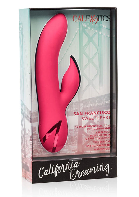 Bestel: San Francisco Sweetheart Double Vibrator by CalExotics California Dreaming - bij Happytoys: de erotische sex webshop | liever Happy dan Easy ⭐⭐⭐⭐⭐