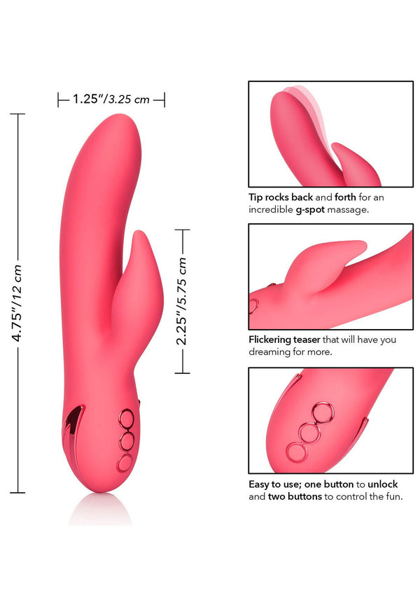 Bestel: San Francisco Sweetheart Double Vibrator by CalExotics California Dreaming - bij Happytoys.nl, happytoys.be, Happytoys.ae: erotische sex webshop | liever Happy dan Easy ⭐⭐⭐⭐⭐