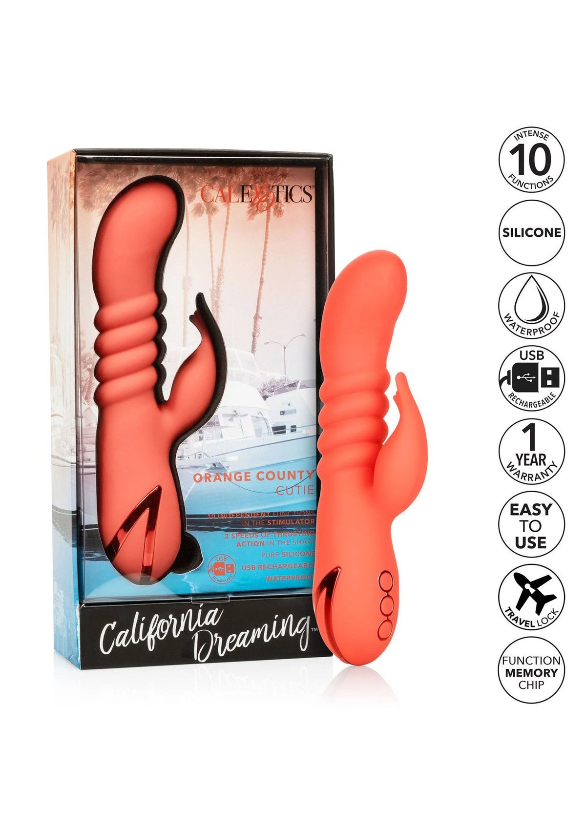 Bestel: California Dreaming Orange County Cutie by CalExotics - bij Happytoys.nl, happytoys.be, Happytoys.ae: erotische sex webshop | liever Happy dan Easy βββββ