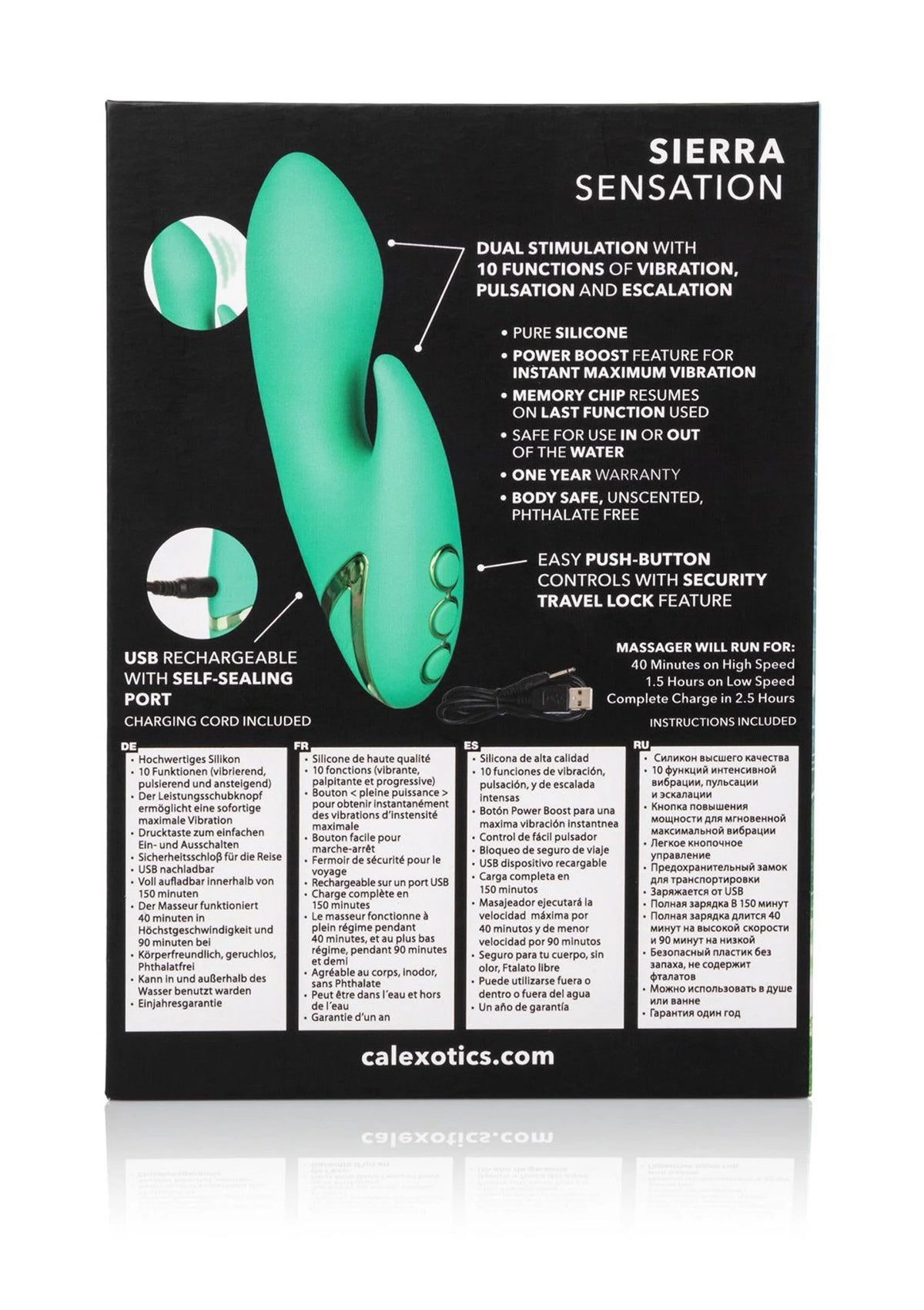Bestel: California Dreaming Sierra Sensation by CalExotics - bij Happytoys.nl, happytoys.be, Happytoys.ae: erotische sex webshop | liever Happy dan Easy ⭐⭐⭐⭐⭐
