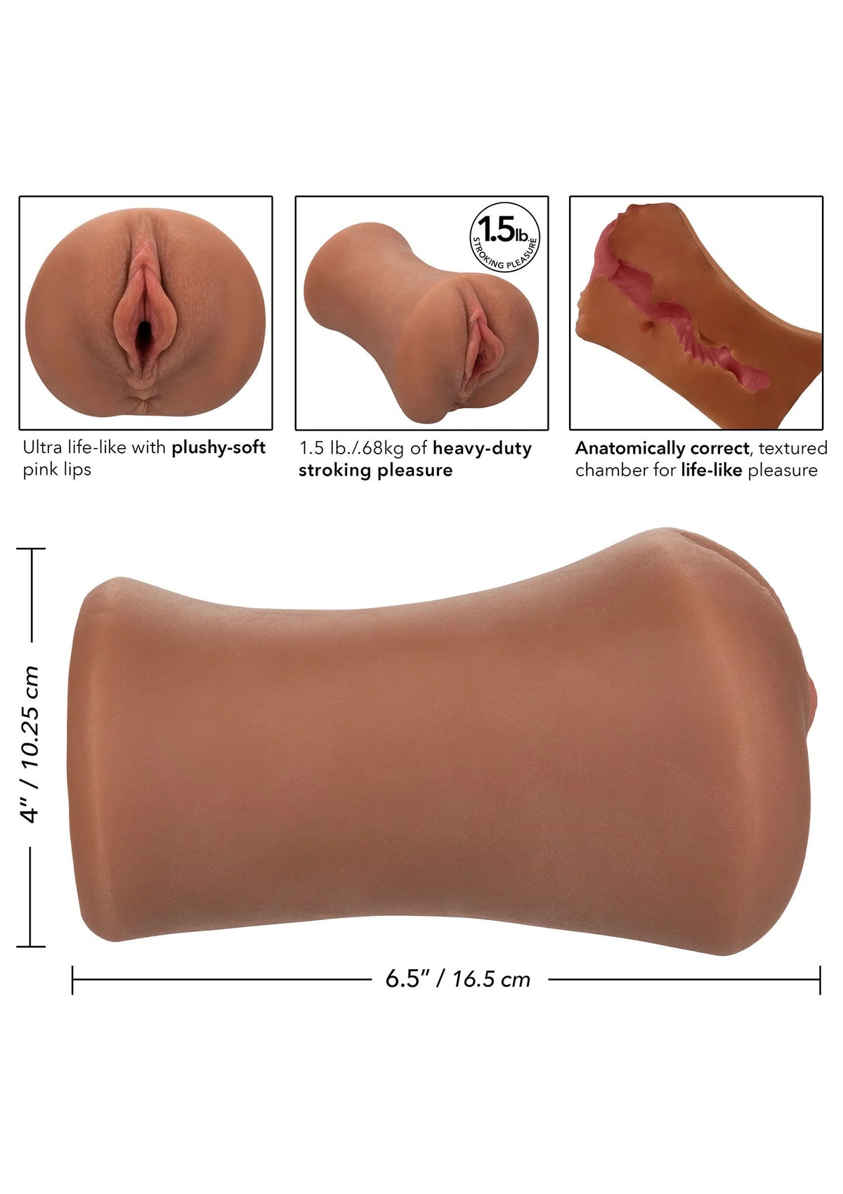 Bestel: Stroke It Juicy Pussy by CalExotics - bij Happytoys.nl, happytoys.be, Happytoys.ae: erotische sex webshop | liever Happy dan Easy ⭐⭐⭐⭐⭐