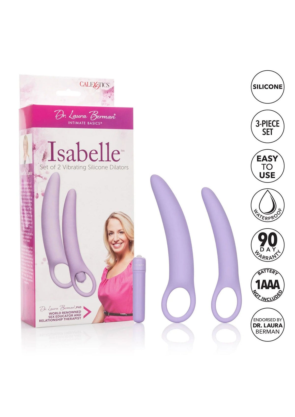 Bestel: Isabelle Set of 2 Dilators - bij Happytoys.nl, happytoys.be, Happytoys.ae: erotische sex webshop | liever Happy dan Easy βββββ