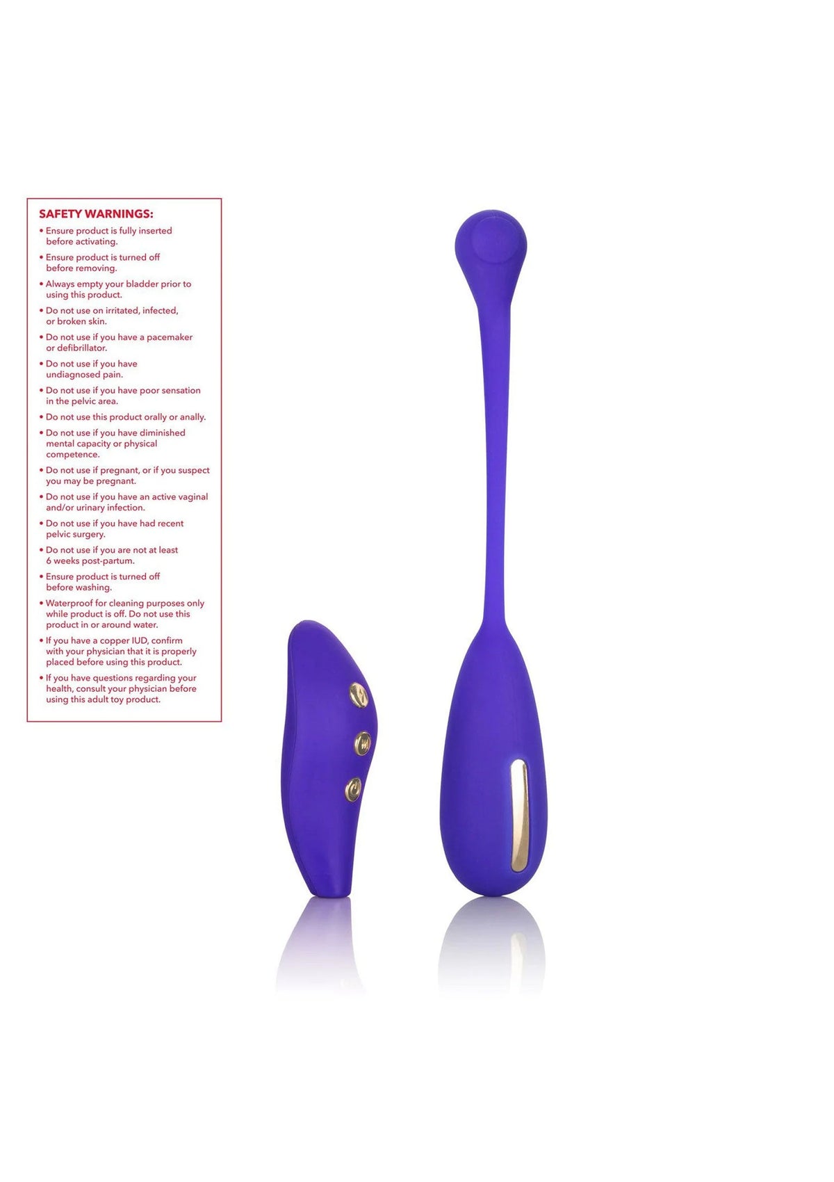 Bestel: Impulse Intimate E - Stimulator Remote Kegel Exerciser by CalExotics - bij Happytoys: de erotische sex webshop | liever Happy dan Easy ⭐⭐⭐⭐⭐