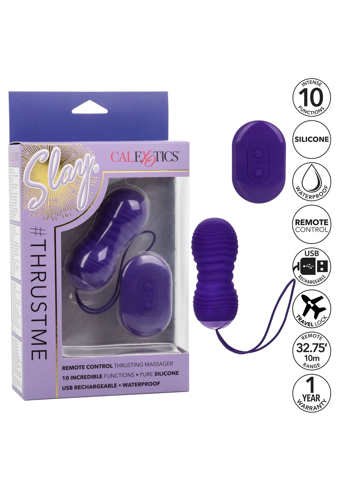 Bestel: #ThrustMe by CalExotics Slay - bij Happytoys.nl, happytoys.be, Happytoys.ae: erotische sex webshop | liever Happy dan Easy ⭐⭐⭐⭐⭐