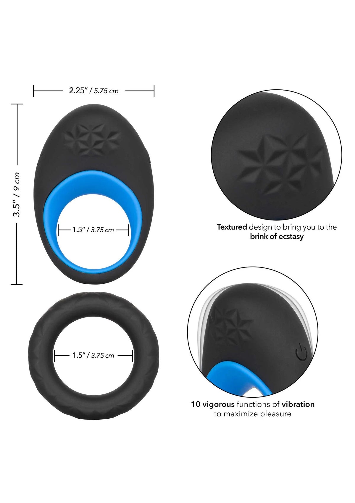 Bestel: Link Up Max cockring by CalExotics - bij Happytoys.nl, happytoys.be, Happytoys.ae: erotische sex webshop | liever Happy dan Easy ⭐⭐⭐⭐⭐