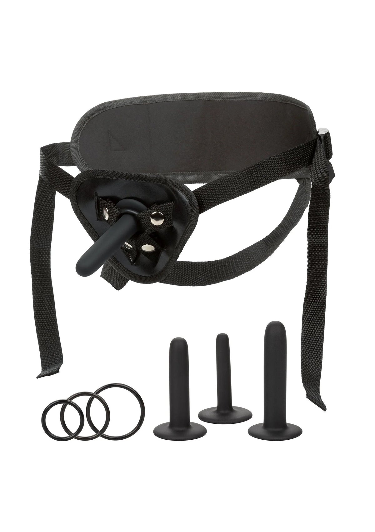 Bestel: Boundless Silicone Pegging Kit by CalExotics - bij Happytoys.nl, happytoys.be, Happytoys.ae: erotische sex webshop | liever Happy dan Easy ⭐⭐⭐⭐⭐ - Default Title - 14219 - BLACK