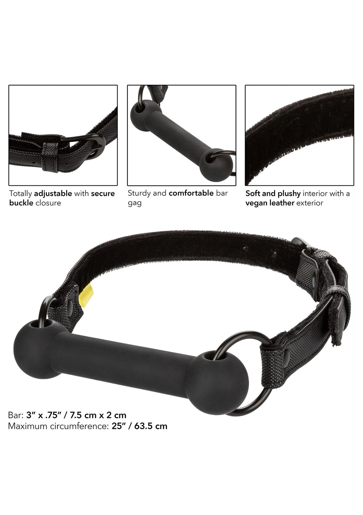 Bestel: Boundless Bar Gag by CalExotics - bij Happytoys.nl, happytoys.be, Happytoys.ae: erotische sex webshop | liever Happy dan Easy ⭐⭐⭐⭐⭐