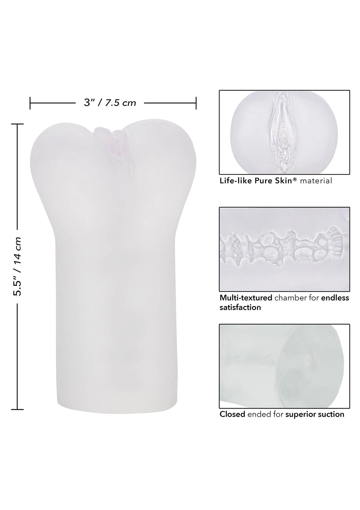 Bestel: Boundless Vulva by CalExotics - bij Happytoys.nl, happytoys.be, Happytoys.ae: erotische sex webshop | liever Happy dan Easy ⭐⭐⭐⭐⭐