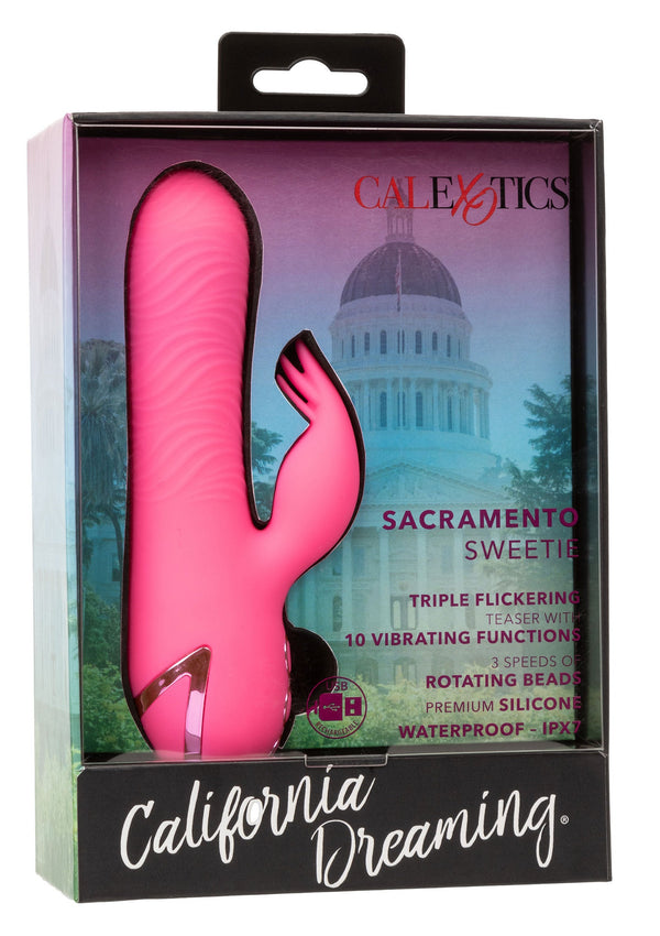 Bestel: Sacramento Sweety vibrator by CalExotics California Dreaming - bij Happytoys.nl, happytoys.be, Happytoys.ae: erotische sex webshop | liever Happy dan Easy ⭐⭐⭐⭐⭐