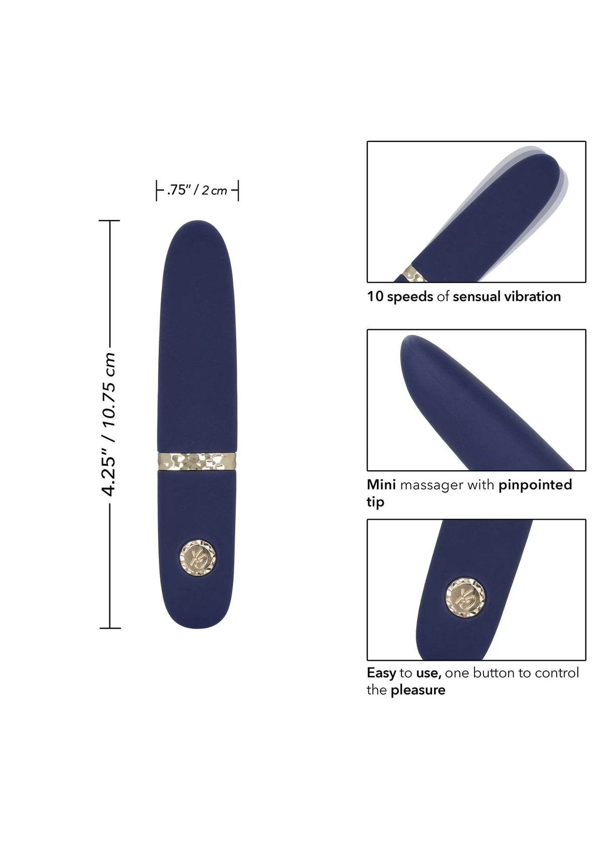 Bestel: Chic Daisy by CalExotics Chic - bij Happytoys.nl, happytoys.be, Happytoys.ae: erotische sex webshop | liever Happy dan Easy ⭐⭐⭐⭐⭐