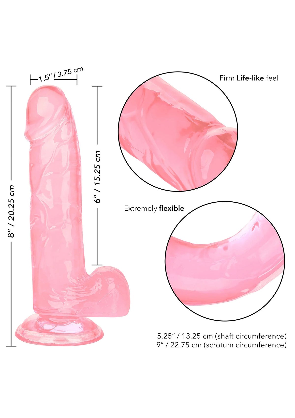 Bestel: Queen Size Dong 6 inch - bij Happytoys.nl, happytoys.be, Happytoys.ae: erotische sex webshop | liever Happy dan Easy ⭐⭐⭐⭐⭐