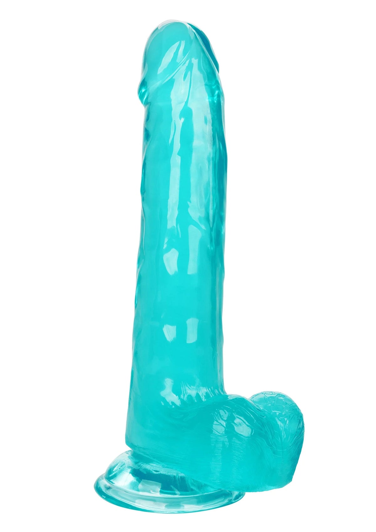 Bestel: Queen Size Dong 8 inch by CalExotics Size Queen - bij Happytoys.nl, happytoys.be, Happytoys.ae: erotische sex webshop | liever Happy dan Easy ⭐⭐⭐⭐⭐ - Blue Ember - 14512 - BLUE