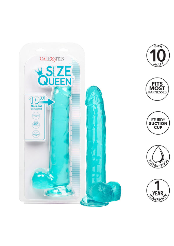 Bestel: Queen Size Dong 10 inch by CalExotics Size Queen - dildo bij Happytoys.nl, happytoys.be, Happytoys.ae: erotische sex webshop | liever Happy dan Easy ⭐⭐⭐⭐⭐