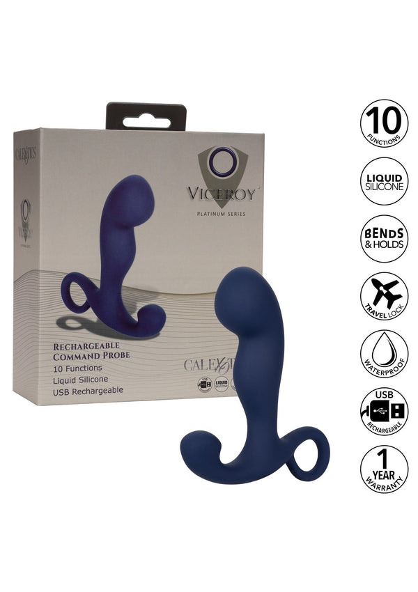 Bestel: Rechargeable Command Probe by CalExotics Viceroy - bij Happytoys.nl, happytoys.be, Happytoys.ae: erotische sex webshop | liever Happy dan Easy ⭐⭐⭐⭐⭐