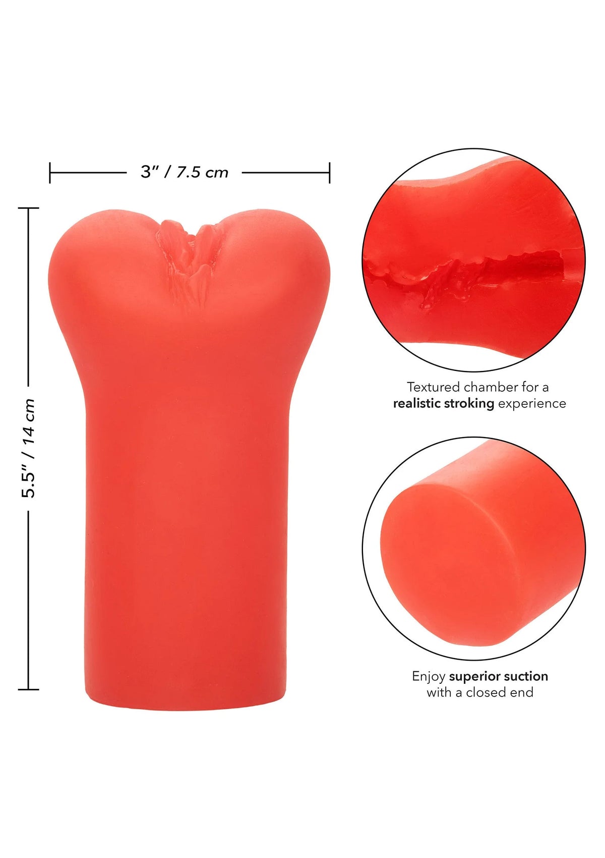 Bestel: Cheap Thrills The She - Devil Masturbator Stroker by CalExotics - bij Happytoys.nl, happytoys.be, Happytoys.ae: erotische sex webshop | liever Happy dan Easy βββββ