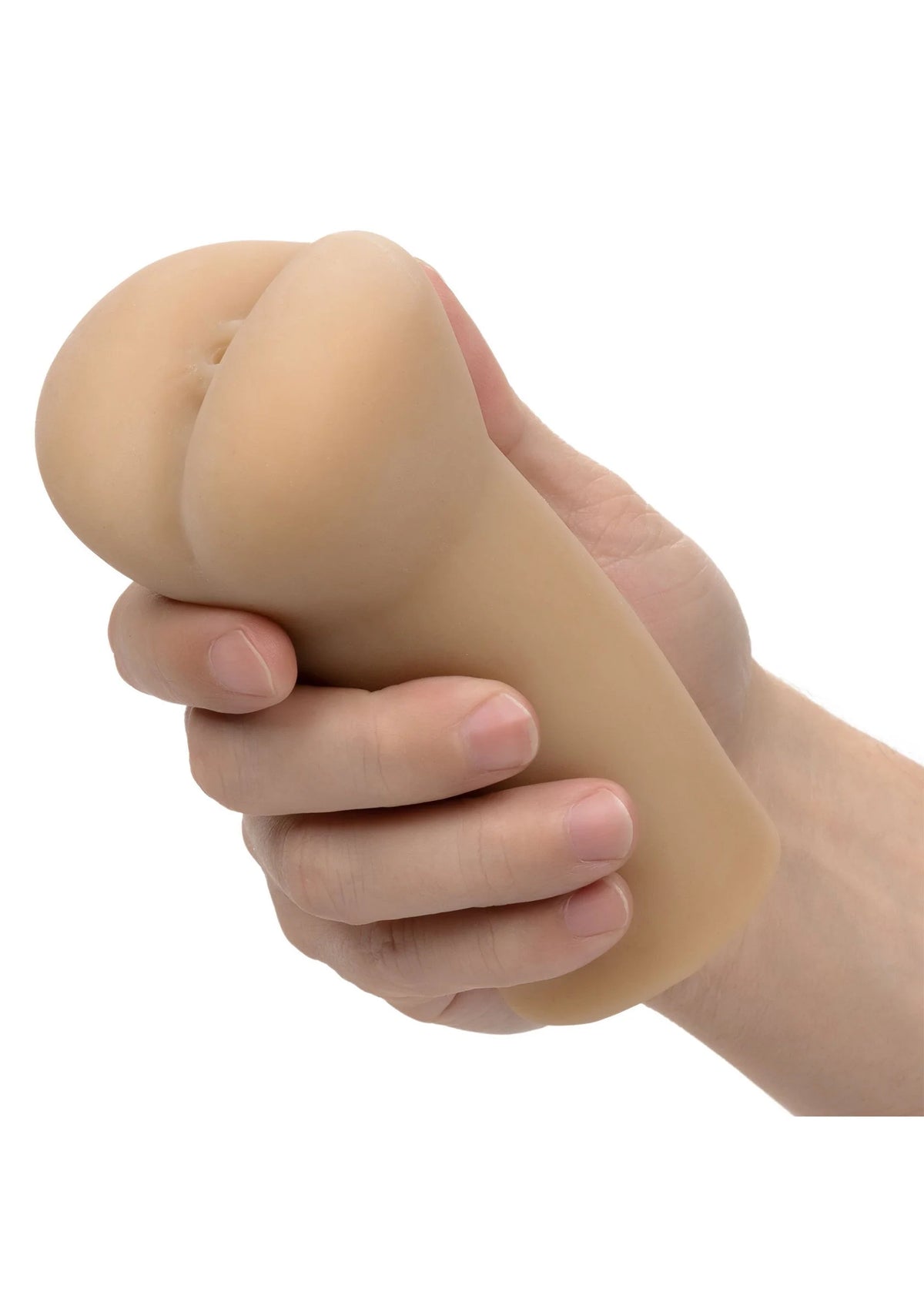 Bestel: Cheap Thrills The Leather Daddy Stroker Masturbator by CalExotics - bij Happytoys.nl, happytoys.be, Happytoys.ae: erotische sex webshop | liever Happy dan Easy ⭐⭐⭐⭐⭐