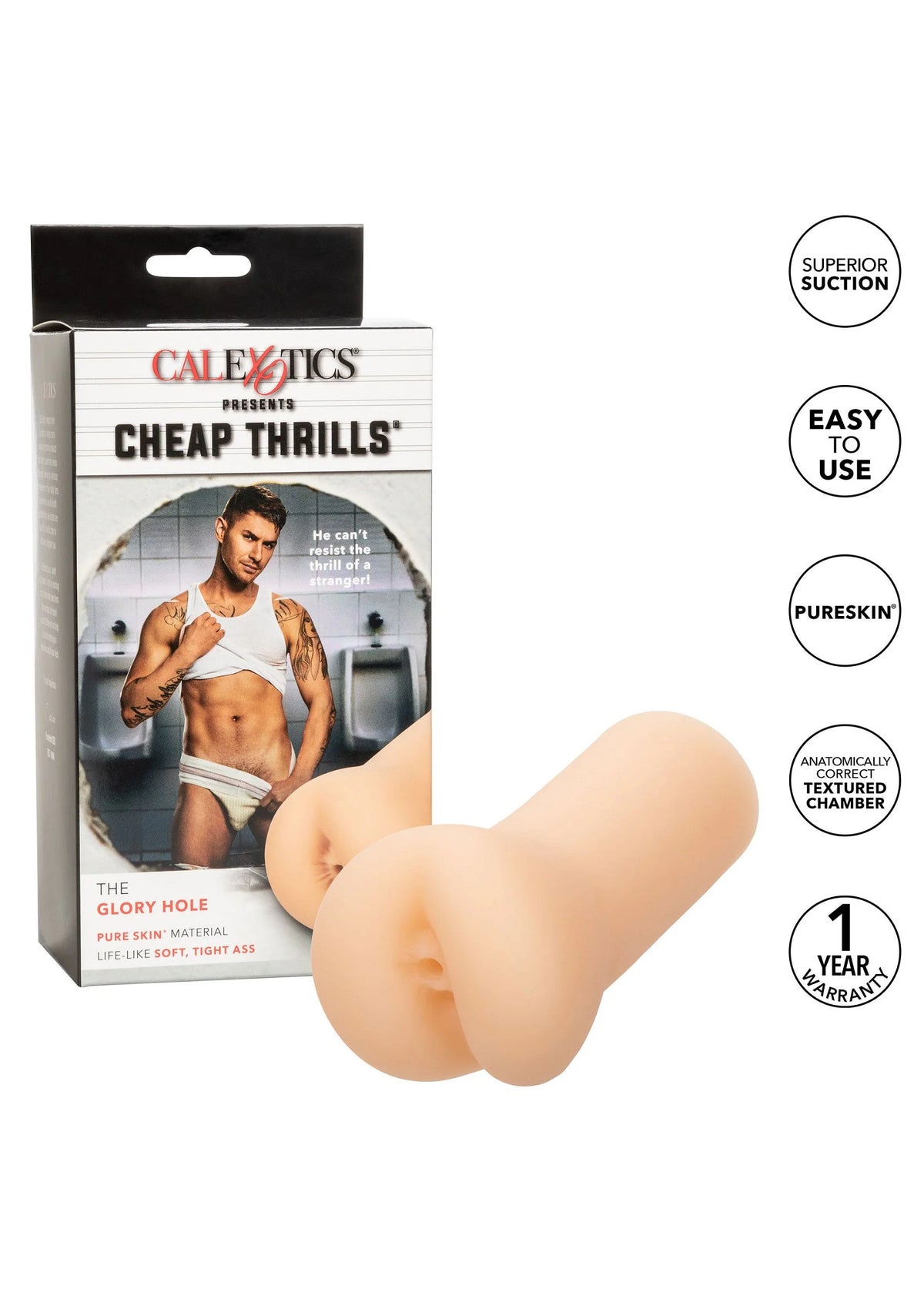 Bestel: Cheap Thrills The Glory Hole Masturbator Stroker by CalExotics - bij Happytoys.nl, happytoys.be, Happytoys.ae: erotische sex webshop | liever Happy dan Easy βββββ