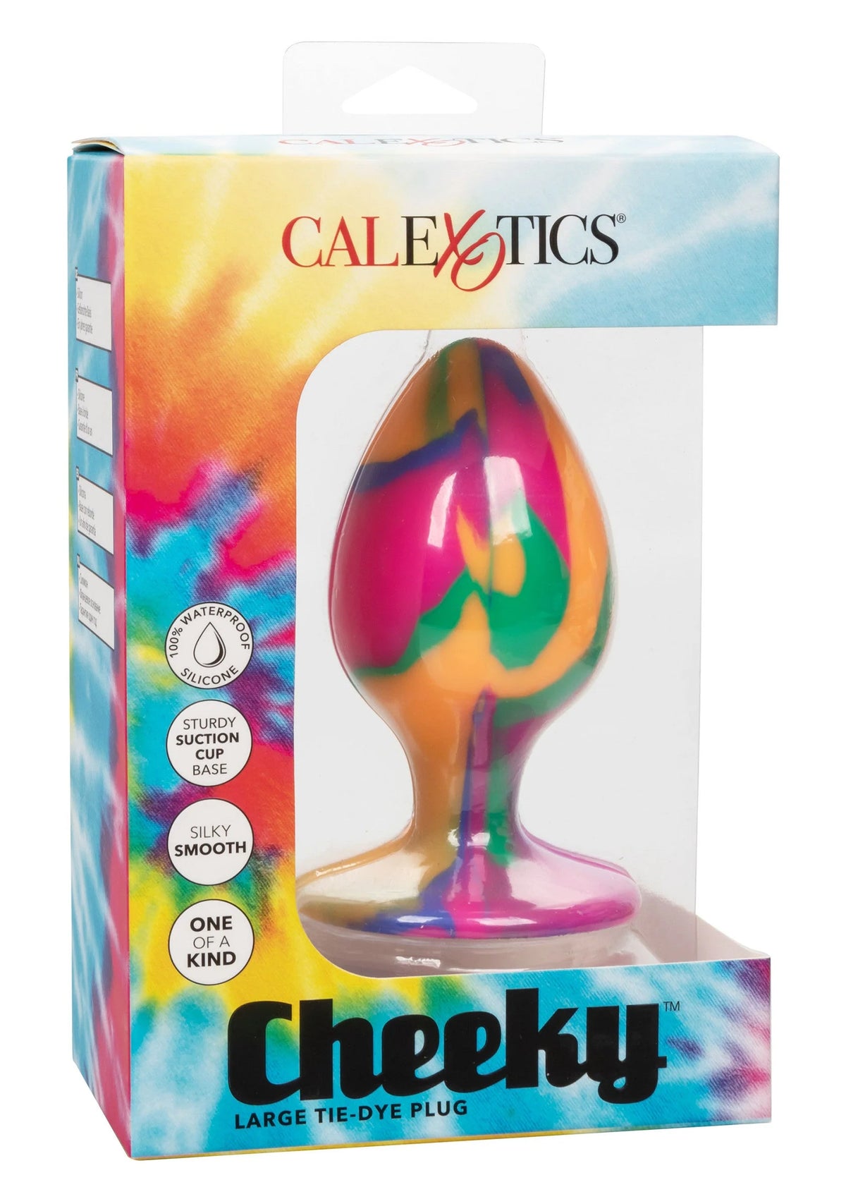 Bestel: Cheeky Large Tie - Dye Plug - bij Happytoys.nl, happytoys.be, Happytoys.ae: erotische sex webshop | liever Happy dan Easy ⭐⭐⭐⭐⭐