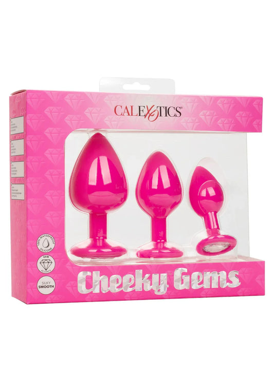Cheeky Gems 3 pcs by CalExotics - Happytoys Sexshop: online sex shop for Feeling Happy & Easy 😊 - Discreet geleverd