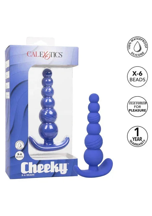 Bestel: Cheeky X - 6 Beads by CalExotics Cheeky - bij Happytoys.nl, happytoys.be, Happytoys.ae: erotische sex webshop | liever Happy dan Easy ⭐⭐⭐⭐⭐