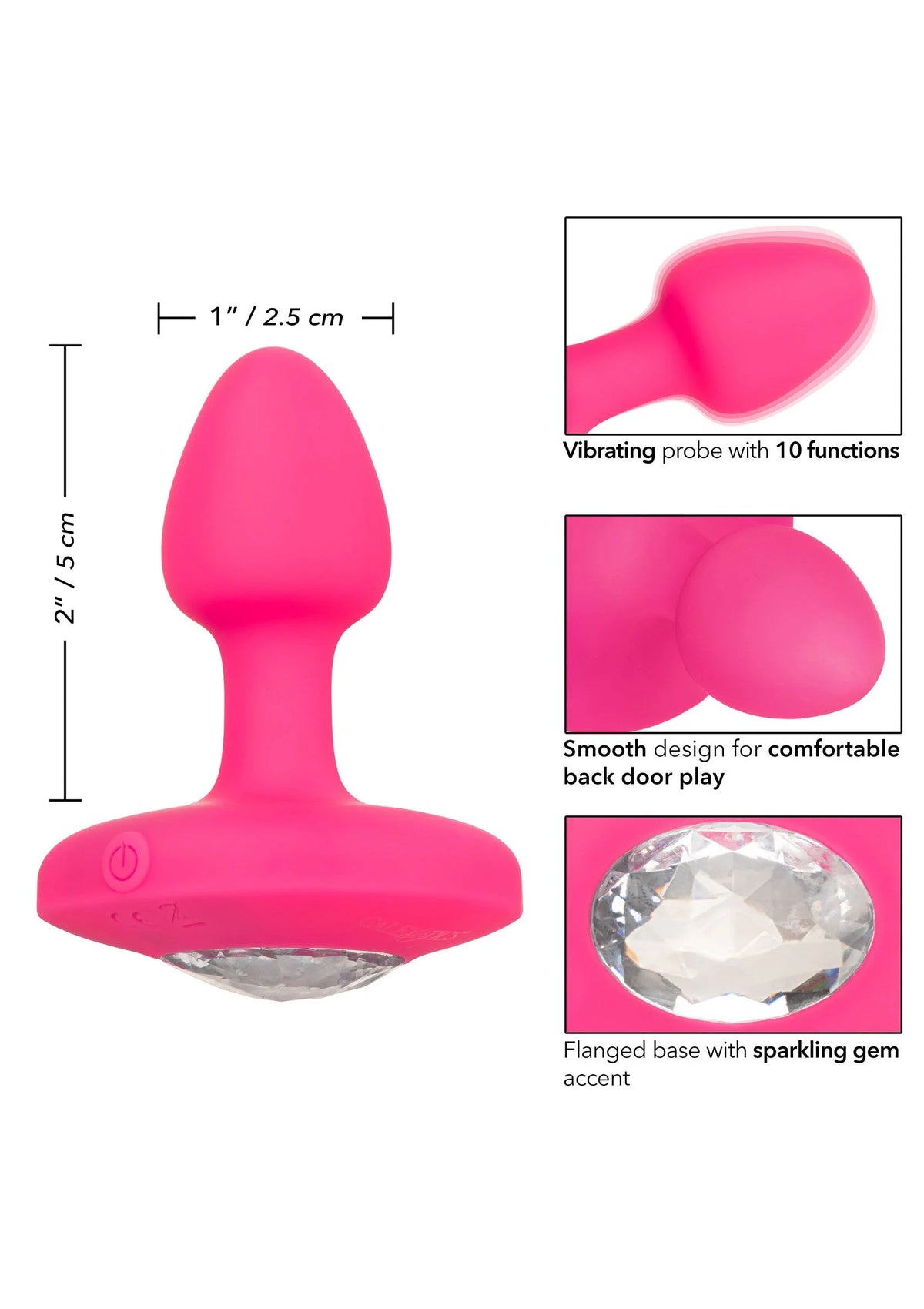 Bestel: Vibrating Probe Small by CalExotics - bij Happytoys.nl, happytoys.be, Happytoys.ae: erotische sex webshop | liever Happy dan Easy βββββ