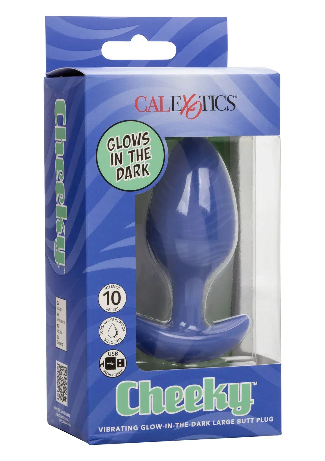 Bestel: Cheeky Glow Vibrating Plug L by CalExotics - bij Happytoys.nl, happytoys.be, Happytoys.ae: erotische sex webshop | liever Happy dan Easy βββββ