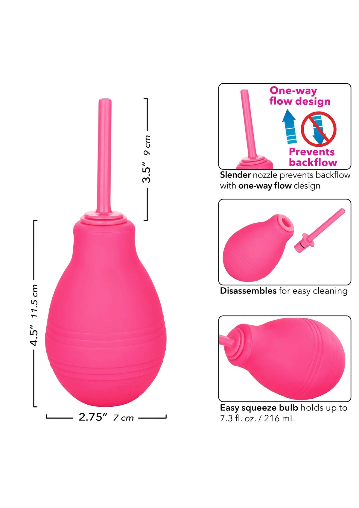 Bestel: Cheeky One - Way Flow Douche - bij Happytoys.nl, happytoys.be, Happytoys.ae: erotische sex webshop | liever Happy dan Easy ⭐⭐⭐⭐⭐