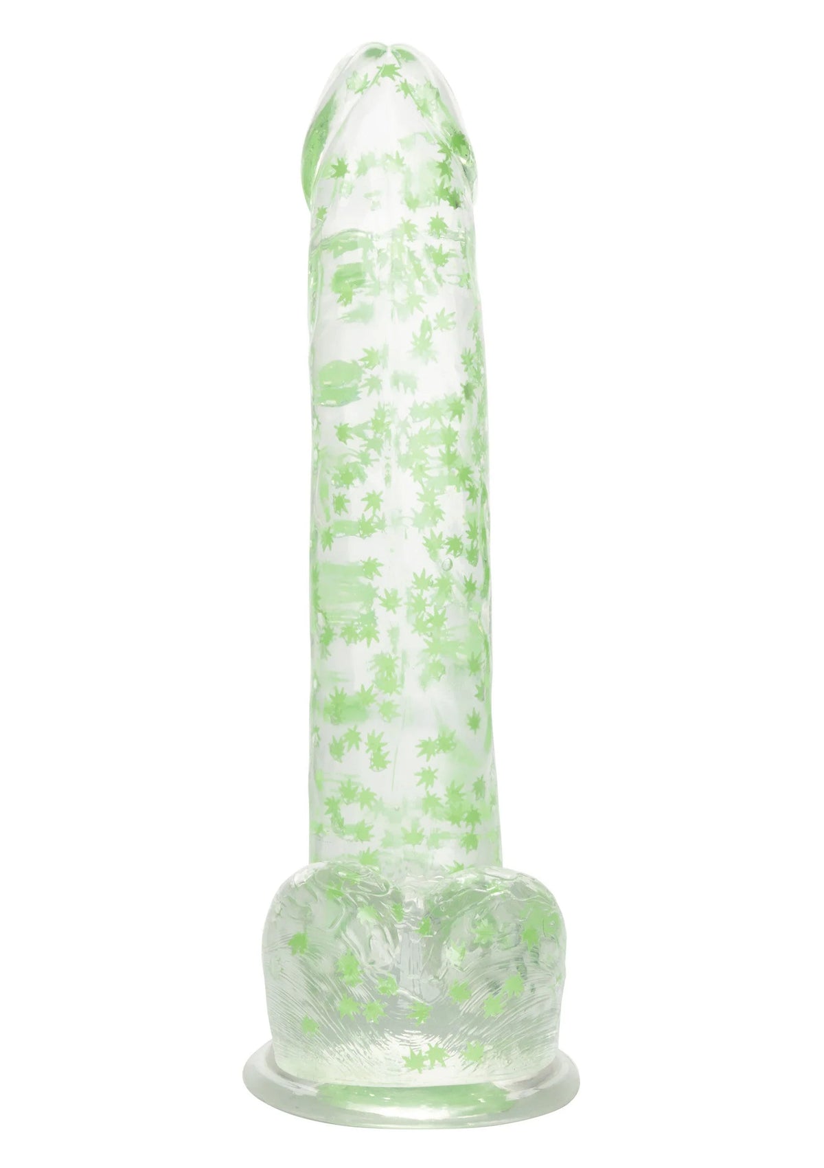 Bestel: Naughty Bits I Leaf Dick Glow - In - The - Dark Weed Leaf Dildo by CalExotics - bij Happytoys.nl, happytoys.be, Happytoys.ae: erotische sex webshop | liever Happy dan Easy βββββ
