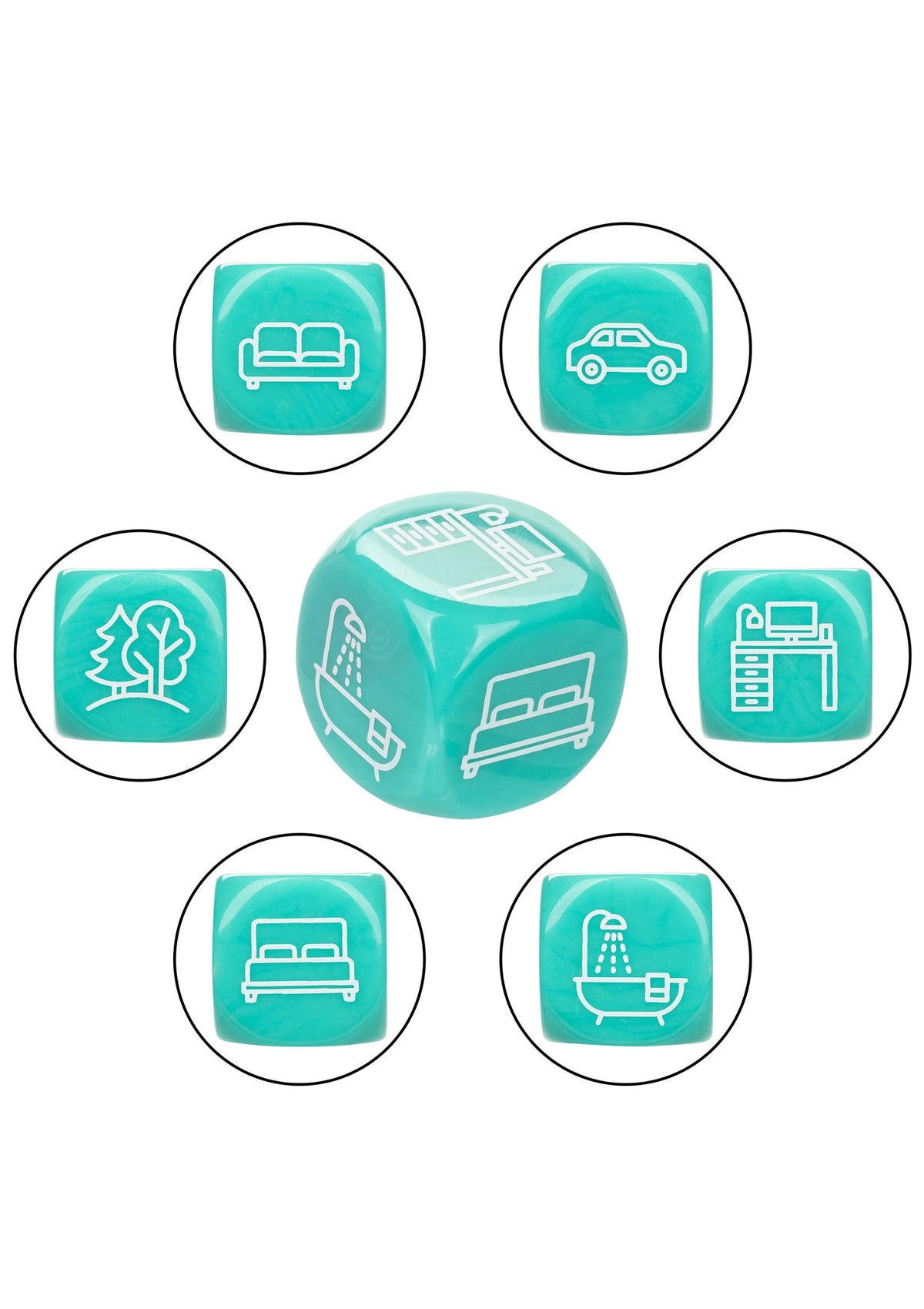 Bestel: Naughty Bits Roll With It Icon - Based Sex Dice Game by CalExotics - bij Happytoys.nl, happytoys.be, Happytoys.ae: erotische sex webshop | liever Happy dan Easy βββββ