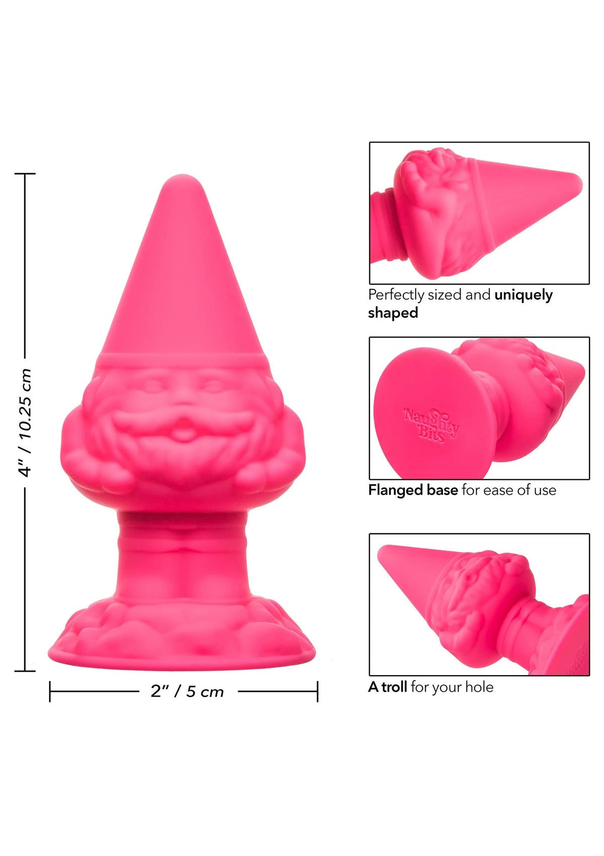 Bestel: Naughty Bits Anal Gnome Gnome Butt Plug by CalExotics - bij Happytoys.nl, happytoys.be, Happytoys.ae: erotische sex webshop | liever Happy dan Easy ⭐⭐⭐⭐⭐